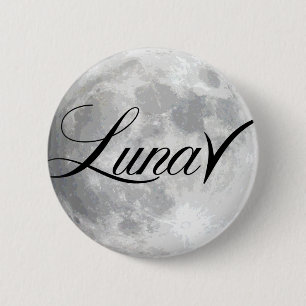 Macaron Rond 5 Cm Bouton fou de lune