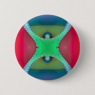 Macaron Rond 5 Cm Bouton fractal