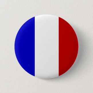 Macaron Rond 5 Cm Bouton français de drapeau [ver. 2]