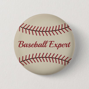 Macaron Rond 5 Cm Bouton Funny Baseball
