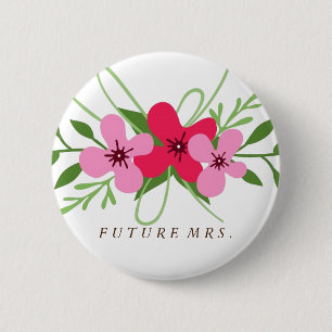 Macaron Rond 5 Cm Bouton - future Mme florale