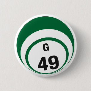 Macaron Rond 5 Cm Bouton G49 Bingo Ball