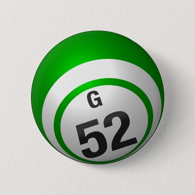 Macaron Rond 5 Cm Bouton G 52 Bingo (Devant)