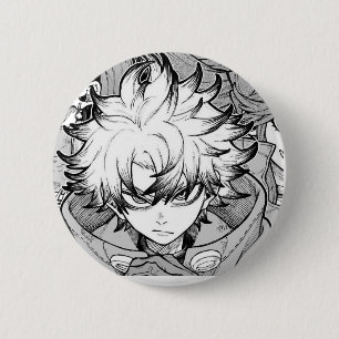 Macaron Rond 5 Cm Bouton Gachiakuta Rudo Manga