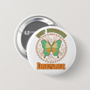 Macaron Rond 5 Cm Bouton Garder Dreamer