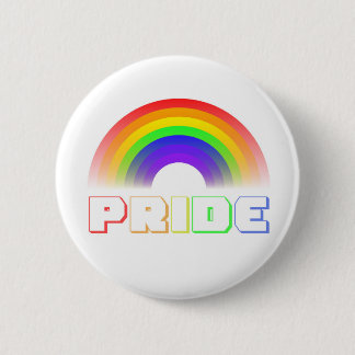 Macaron Rond 5 Cm Bouton gay pride