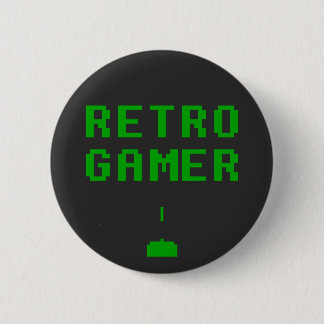 Macaron Rond 5 Cm Bouton geek RETRO GAMER