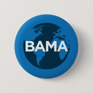 Macaron Rond 5 Cm Bouton global de citoyen d'Obama