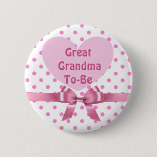 Macaron Rond 5 Cm Bouton Grand Baby shower grand-mère