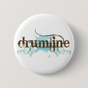 Macaron Rond 5 Cm Bouton grunge frais de Drumline