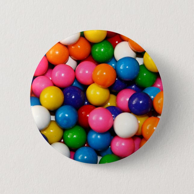 Macaron Rond 5 Cm Bouton Gumballs (Devant)