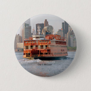 Macaron Rond 5 Cm bouton Guy V. Molinari