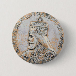 Macaron Rond 5 Cm Bouton Haile Selassie