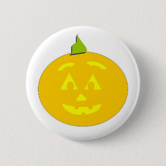 Macaron Rond 5 Cm Bouton heureux de Jackolantern Halloween