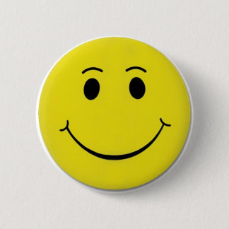 Macaron Rond 5 Cm Bouton heureux de visage