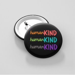 Macaron Rond 5 Cm Bouton HumanKIND