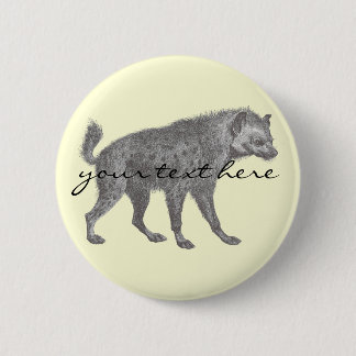 Macaron Rond 5 Cm Bouton Hyena tacheté