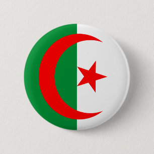 Macaron Rond 5 Cm bouton indicateur algeria