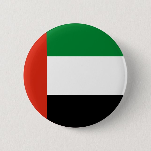 Macaron Rond 5 Cm Bouton indicateur UAE (Devant)