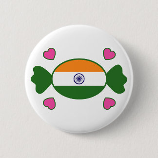 Macaron Rond 5 Cm Bouton indien doux