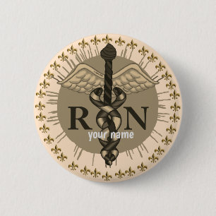 Macaron Rond 5 Cm Bouton infirmière infirmière radio