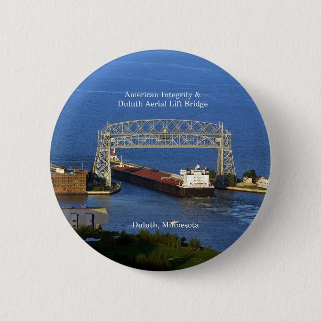 Macaron Rond 5 Cm Bouton Intégrité américaine dans Duluth (Devant)