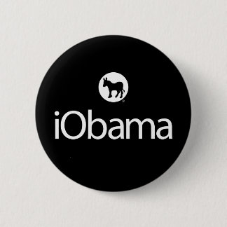 Macaron Rond 5 Cm Bouton iObama