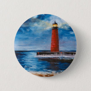 Macaron Rond 5 Cm Bouton isolé de balise