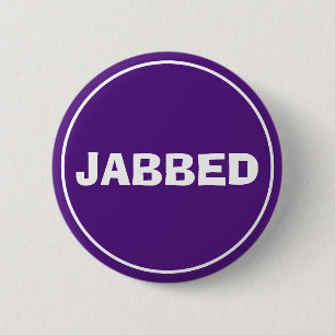 Macaron Rond 5 Cm Bouton Jabbed (Royal Purple)