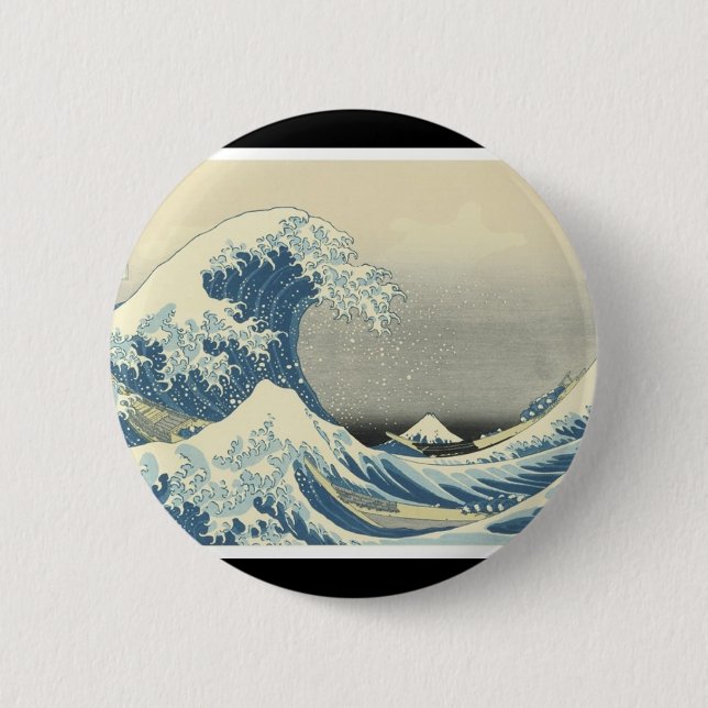 Macaron Rond 5 Cm Bouton japonais (Devant)