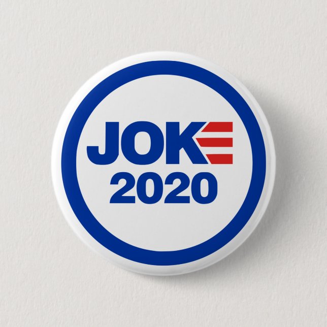 Macaron Rond 5 Cm Bouton Joke 2020™ (Devant)