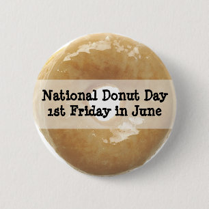 Macaron Rond 5 Cm Bouton Jour national des beignes Jours fériés