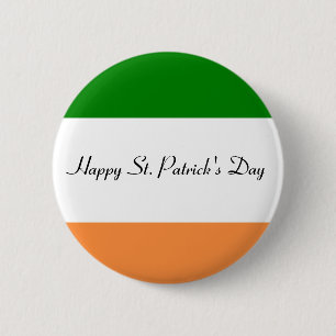 Macaron Rond 5 Cm Bouton Joyeux Saint Patrick's Day