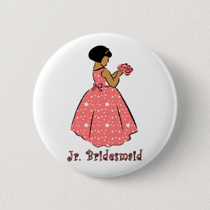 Macaron Rond 5 Cm Bouton : Jr Bridesmaid B