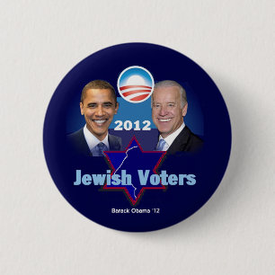 Macaron Rond 5 Cm Bouton juif d'Obama