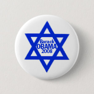 Macaron Rond 5 Cm Bouton JUIF d'Obama