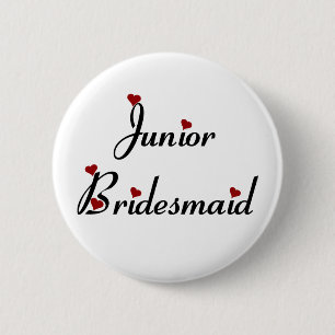 Macaron Rond 5 Cm Bouton junior de demoiselle d'honneur