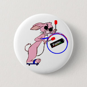 Macaron Rond 5 Cm Bouton lapin de Pâques