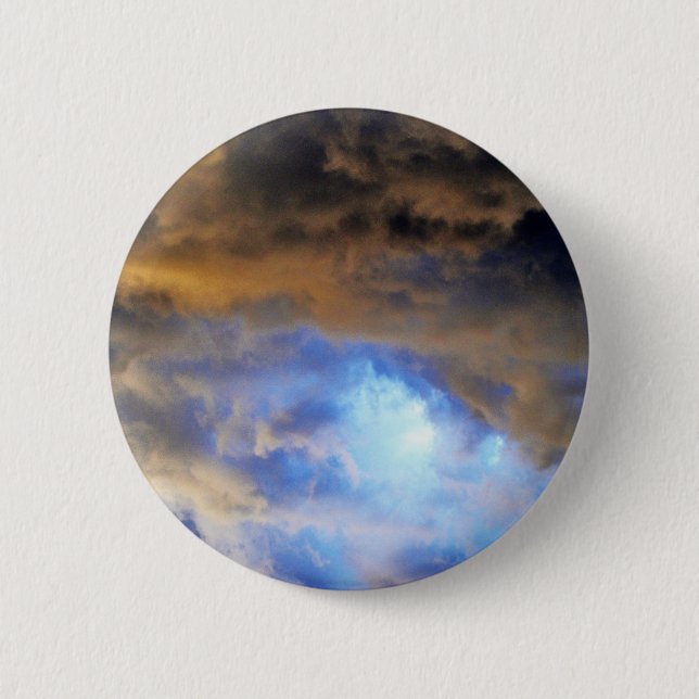 Macaron Rond 5 Cm Bouton léger divin (Devant)