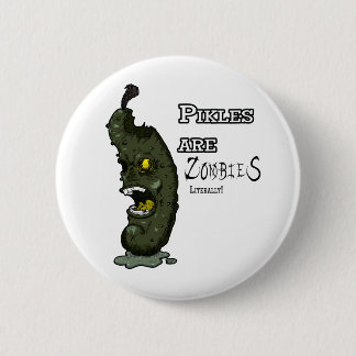 Macaron Rond 5 Cm Bouton Les chicots sont des zombies