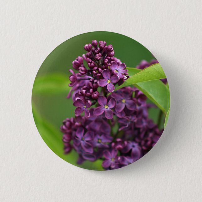 Macaron Rond 5 Cm Bouton Lilac violet (Devant)