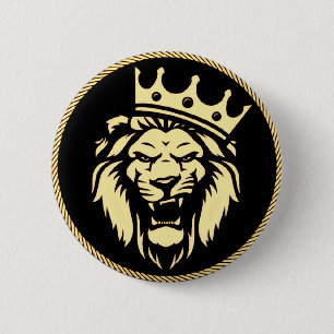Macaron Rond 5 Cm Bouton Lion King