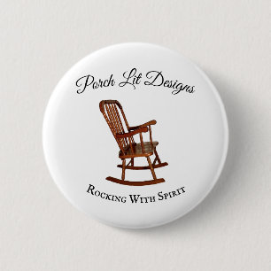 Macaron Rond 5 Cm Bouton Logo   Bouton