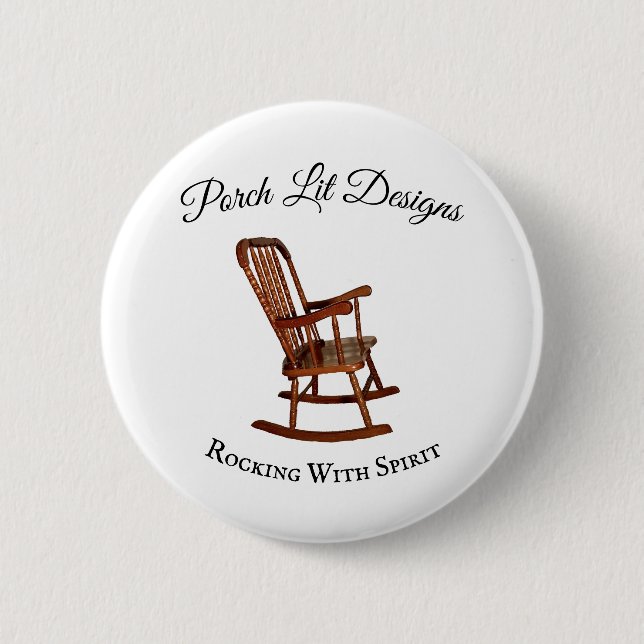 Macaron Rond 5 Cm Bouton Logo | Bouton (Devant)