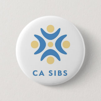 Macaron Rond 5 Cm Bouton logo CaliforniaSibs