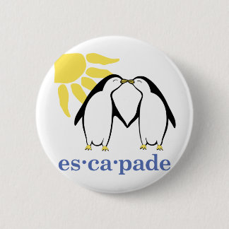 Macaron Rond 5 Cm Bouton Logo d'escapade