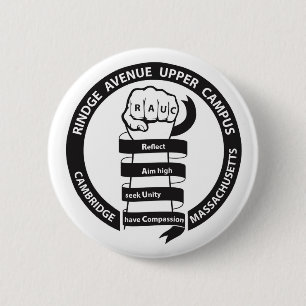 Macaron Rond 5 Cm Bouton Logo RAUC