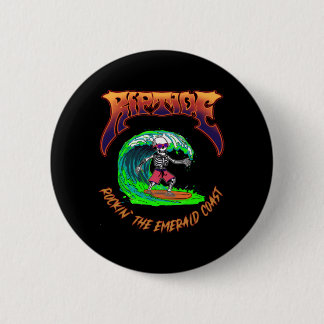Macaron Rond 5 Cm Bouton Logo Surfer RI{TIDE