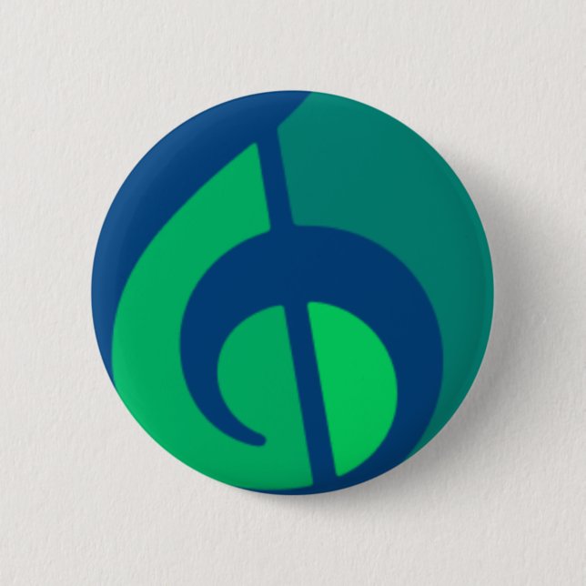 Macaron Rond 5 Cm Bouton Logomark IVH (Devant)