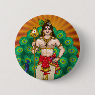 Macaron Rond 5 Cm Bouton Lord Murugan